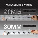 JOOLA Clear Edge Guard Tape - Protects Pickleball Paddle Edge Guard & Covers Lead Tape - Fits All Brands and Most Paddle Sizes - Choose Either 28mm or 30mm Thickness