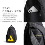 JOOLA Everyday Sling Bag - Lightweight Pickleball Backpack holds 2 Paddles - Crossbody Sports Bag with Water Bottle Pocket & Hideaway Carabiner - Court Ready, Travel Friendly