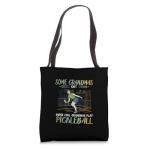 Some grandmas knit cool grandmas play pickleball Tote Bag