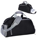 Maymooner Pickleball Gym Bag for Women Men,Waterproof Small Sport Duffel Bag with Shoes Compartment and Wet Pocket for Travel Yoga Basketball Tennis,Black