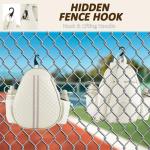 Lufstd Tennis Bags for Women with Ventilated Shoe Compartment, Quilted Tennis Sling Crossbody Backpack with Hook, Water Resistant Tennis Racket Bags Suitable for Pickleball Badminton