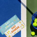 CourtKit Pickleball Cooling Sweat Towel with Bag Clip | Funny Gear Accessory Gifts for Men Women (Martini Glass)