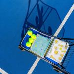 CourtKit Pickleball Cooling Sweat Towel with Bag Clip | Funny Gear Accessory Gifts for Men Women (Martini Glass)