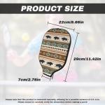 Entornuest Cow Sunflower Moon Women Men's Pickleball Paddle Cover Personalized Paddle Case Ladies Women Pickleball Rackets Lightweight Paddles Designer Fashion Handbag