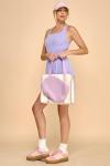 Mini Momo Durable Pickleball Tote Bag with Large Capacity & Adjustable Crossbody Strap (Lavender)