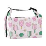 susiyo Lunch Bag for Women Men Pink Pickleball Insulated Lunch Tote Bag with Adjustable Strap 7L Reusable Leakproof Lunch Box Lightweight Cooler Bag for Work Picnic or Travel
