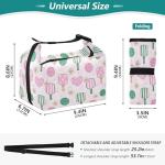 susiyo Lunch Bag for Women Men Pink Pickleball Insulated Lunch Tote Bag with Adjustable Strap 7L Reusable Leakproof Lunch Box Lightweight Cooler Bag for Work Picnic or Travel