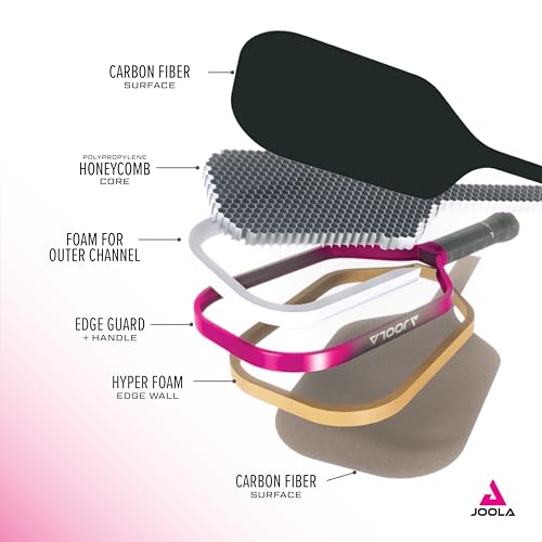 JOOLA Tyson McGuffin Magnus Pickleball Paddle, Hot Pink
