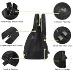 RefindWin Pickleball Bag for Women Men Pickle Ball Backpack,Adjustable Sling Bag/Backpack for Tennis & Pickleball Black