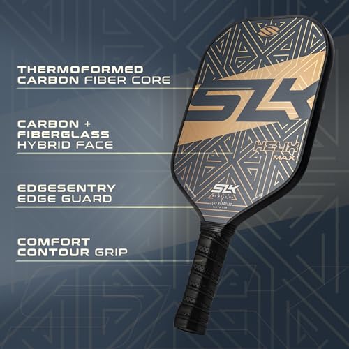 SLK Helix Pro Pickleball Paddle | Carbon Fiber