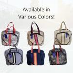 Dallas Hill Designs Tennis Bag for Women | Neoprene Tote | 3 Rackets | Applicable for Pickleball, Paddle, Squash, Racquetball, Badminton | Shoes and Gear | Ladies Purse | Multi Pockets