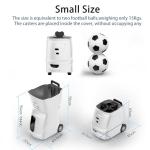 PUSUN PP SMART Pickleball Machine – Automatic Pickleball Launcher with APP & Remote, 80+Ball Capacity, Adjustable Speed, Spin & Frequency, 4–6Hr Battery for Indoor & Outdoor Training (White)