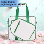 LAKE OF FIRE Stylish Pickleball Bag for Women Men,Nylon Water-Resistant Pickleball Paddle Bag with Cooler Large Capacity Crossbody Bags