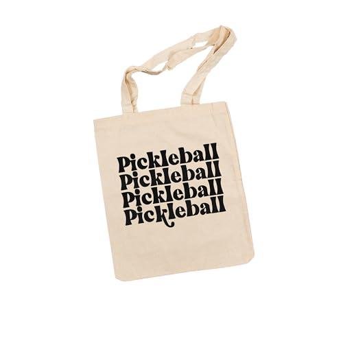 Lightweight Canvas Pickleball Tote Bag - Gift for Him or Her