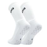 WE FOOT Air Grip Sports Crew Socks Grip Socks for Men Women Soccer Football Futsal Basketball Tennis Pickleball (US, Alpha, Medium, US 7-9, Regular, Regular)