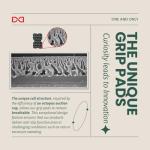 WE FOOT Air Grip Sports Crew Socks Grip Socks for Men Women Soccer Football Futsal Basketball Tennis Pickleball (US, Alpha, Medium, US 7-9, Regular, Regular)