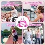 ROYALFAIR Pickleball Bags with Shoe Compartment for Women and Men，Pickleball Paddle Bag Large Capacity can Hand-Carried or Crossbody (Pink)
