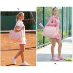 YEEGO DIRECT Tennis Bag for Women, Multi-Functional Tote & Sling Bag with Shoe Compartment & Wet Pocket, Fits 2 Rackets (27"), Pickleball Paddles, Large Capacity Duffle Bag for Gym Work Travel (Camel)