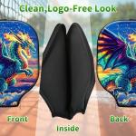 RWUTYTIUL Blue Cloud Dragon Pickle Ball Paddle Cover, Neoprene Pickleball Paddle Sleeve with Zippered Racket, Universal Paddle Storage Bag Size 8.66" x 11.4", Pickleball Paddle Case for Women Men