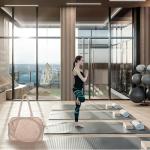 YEEGO DIRECT Tennis Bag for Women, Multi-Functional Tote & Sling Bag with Shoe Compartment & Wet Pocket, Fits 2 Rackets (27"), Pickleball Paddles, Large Capacity Duffle Bag for Gym Work Travel (Camel)