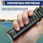 JAYA 2 Pack Extra-Length Pickleball Paddle Grip Tape, Pickleball Overgrip Wrap, Black