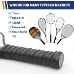 JAYA 2 Pack Extra-Length Pickleball Paddle Grip Tape, Pickleball Overgrip Wrap, Black