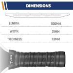 JAYA 2 Pack Extra-Length Pickleball Paddle Grip Tape, Pickleball Overgrip Wrap, Black