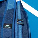 Diadem Tour V3 Paddle Backpack Bag - Spacious Pickleball Gear Bag with 10 Paddle Capacity | Shoe Compartment | Neoprene Side Pockets | Stylish and Durable | Blue with White Trim