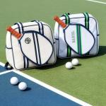 BYFDIY Custom Pickleball Bags For Women Men Neoprene Personalized Monogram Name Pickball Tote Bag Shoulder Bag Pickleballs Accessories Birthday Gifts For Mother Her Husband 7 Colors 6 Designs