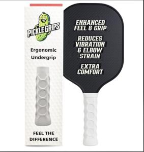 PickleGrips - Pickleball Paddle Grip - Ergonomic Hexcore Undergrip. Improves Grip, Comfort, Feel, Reduces Vibrations. Use with Your Favorite Overgrip. 'Medium' Size fits All Paddles.