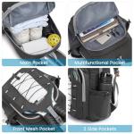 G4Free Lightweight Pickleball Bag, Pickleball Backpack for Men and Women, Adjustable Padel Bag Fits 2 to 4 Paddles, Shoulder Daypack for Sports(Dark Grey)