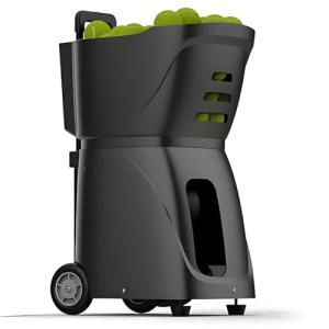 WYBYYDS Pickleball Machine, Automatic Tennis Pitching Machine Pickleball Launcher with Auto Swing Base Adjustable Speed & Angles,for All-Level Training