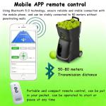 WYBYYDS Pickleball Machine, Automatic Tennis Pitching Machine Pickleball Launcher with Auto Swing Base Adjustable Speed & Angles,for All-Level Training