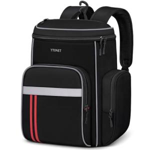 Ytonet Pickleball Bag Fits 4 to 8 Paddles, Large Capacity Pickleball Backpack with Shoe Compartment, Pickleball Paddle Bag Accessories Gifts for Men, Black