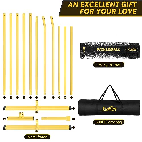 Portable 22FT Pickleball Net with Carrying Bag