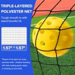 GOOX 6FT Small Mini Pickleball Net Set - Quick Setup Indoor/Outdoor Portable Practice Net - Lightweight Dink Training Aid for Backyard, Driveway