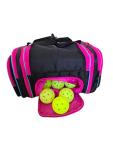 diNGK SPORTS Pro Tour Pickleball Bag with Fence Hook and Shoe Compartment, Fits 6 Paddles, Backpack or Duffle Carry, Men’s & Women’s Pickleball Gift, Lightweight & Slim Design
