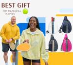 LESCATO Quilted Pickleball Sling Bag, Crossbody Design with Reflective Stripe, Pickleball Puffer Bags for Women and Men, Pickleball Bags for Ladies (Pink)