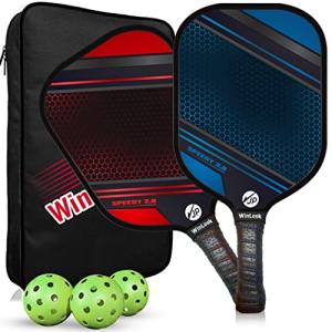 JP WinLook Premium Pickleball Paddles Set – USAPA Pickleball Set - Graphite Carbon Fiber Rackets for Women & Men and Balls for Indoor or Outdoor Play - Racquets, Pickleballs & Carry Bag