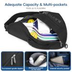 KAVIGOR 2025 Pickleball Sling Bag, Convertible Ultra-Light Backpack with Skin-Soft Fabric & Wet/Dry Pocket, Fits 4 Paddles + Gear