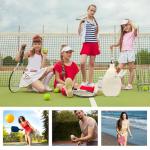 KAVIGOR Tennis Bag, Tennis Backpack Holds 2 Rackets, Quilted Crossbody Sling Bag, Waterproof Pickleball Bags with Safety Pocket for Women and Men