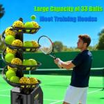 WYBYYDS Pickleball Automatic Launcher Adjustable Speed, Spin & Angles for Dinks, Chops, Volleys & Serves Tennis Ball Thrower for Beginners