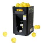 Picklebäll Ball Machine Electric, 40 Ball Capacity PicklebaII Launcher Trainer, Adjustable Speed 10-50km/H, Portable with Pull Handle & Wheels