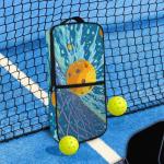 Blue Pickleball Bag for Women and Men Pickleball Backpack Quilted Crossbody Sling Bag Pickle Ball Paddle Bags