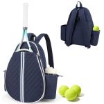 Mosthink Tennis Bag, Pickleball Bags for Women Water-Resistant and Machine Washable Tennis Racket Backpack, Lightweight Sports Bag for Pickleball, Badminton (Deep Blue)