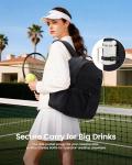LOVEVOOK Tennis Bag for Women & Men, Fits 27" Rackets, Tennis Backpack with Ventilated Shoe Compartment & Wet Pocket, Ideal for Pickleball, Padel