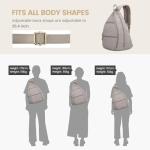 Sucipi Women's Reversible Quilted Crossbody Sling Bag - Pickleball Backpack with Fence Hook - Holds Paddles, Pickleballs & Accessories