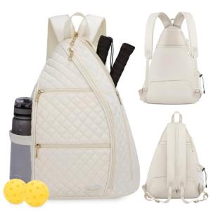 Sucipi Quilted Crossbody Pickleball Bag for Women & Men
