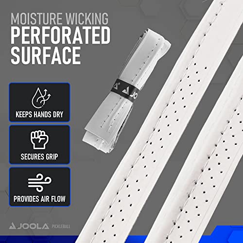 White Perforated Grip Tape for Pickleball Paddle Handles