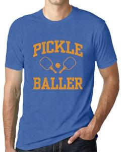 TIEEI Pickleball Shirts for Men Pickleball Player Themed T-Shirt Paddleball Lover Tee Tops